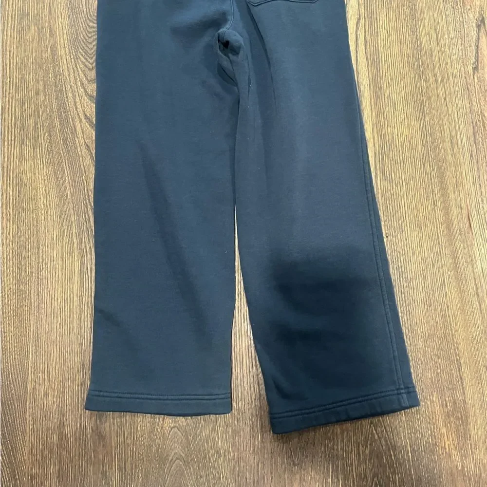 Nike Boys Sweatpants Wide Leg Elastic Waist Pull-On Side Pockets Blue Size M